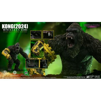 Godzilla vs. Kong: The New Empire Estatua Soft Vinyl Kong with B.E.A.S.T. Glove 30 cm