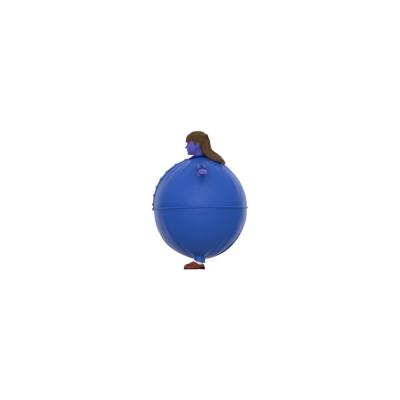 Charlie y la fabrica de chocolate (1971) Figura ReAction Wave 03 Violet Beauregarde (Blueberry) 10 cm