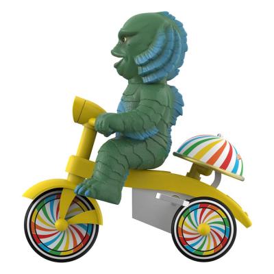 Universal Monsters Figura Super Cycles La criatura de la laguna negra (Dark Green with Yellow Trike) 13 cm
