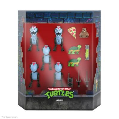 Tortugas Ninja PAck de 5 Figuras Ultimates Mousers 8 cm