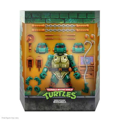 Tortugas Ninja Figura Ultimates Warrior Metalhead Michelangelo 18 cm