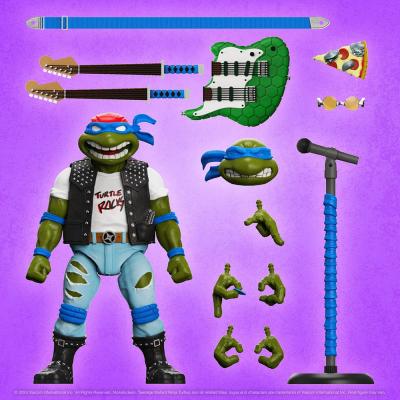 Teenage Mutant Ninja Turtles Figura Ultimates Classic Rocker Leo 18 cm