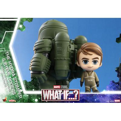¿Qué pasaría si...? Minifiguras Cosbaby (S) Hydra Stomper & Steve Rogers 10 cm