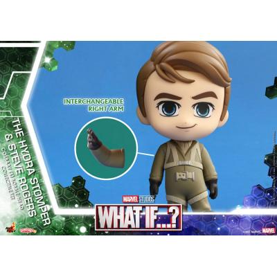 ¿Qué pasaría si...? Minifiguras Cosbaby (S) Hydra Stomper & Steve Rogers 10 cm
