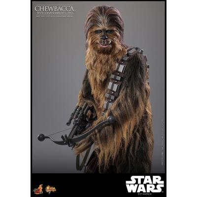 Star Wars Episode V Figura Movie Masterpiece 1/6 Chewbacca with Disassembled C-3PO 36 cm