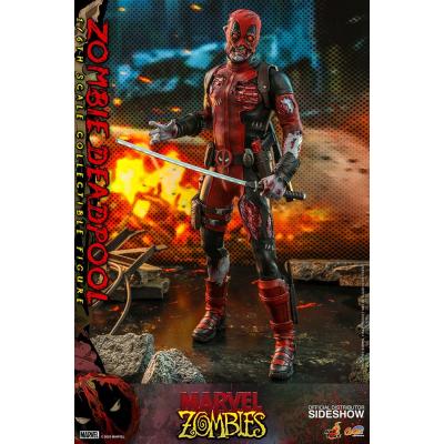 Marvel Zombies Comic Masterpiece Figura 1/6 Zombie Deadpool 31 cm