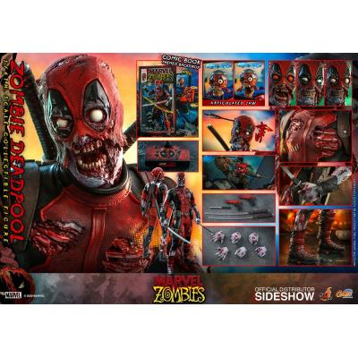 Marvel Zombies Comic Masterpiece Figura 1/6 Zombie Deadpool 31 cm