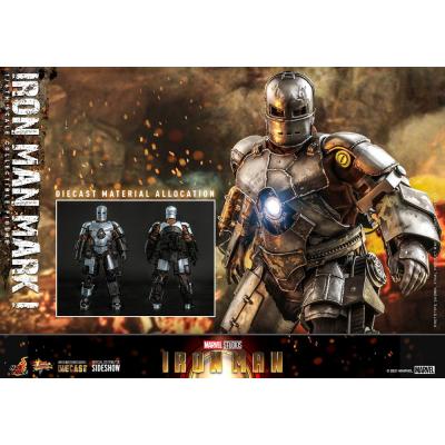 Iron Man Figura Movie Masterpiece 1/6 Iron Man Mark I 30 cm