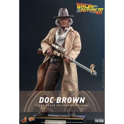 Regreso al futuro III Figura Movie Masterpiece 1/6 Doc Brown 32 cm