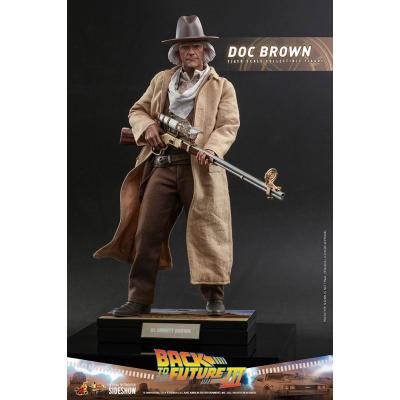 Regreso al futuro III Figura Movie Masterpiece 1/6 Doc Brown 32 cm