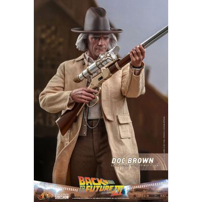 Regreso al futuro III Figura Movie Masterpiece 1/6 Doc Brown 32 cm
