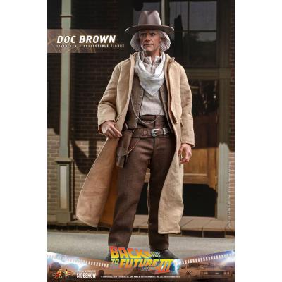 Regreso al futuro III Figura Movie Masterpiece 1/6 Doc Brown 32 cm