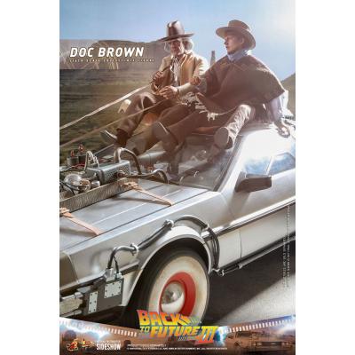 Regreso al futuro III Figura Movie Masterpiece 1/6 Doc Brown 32 cm