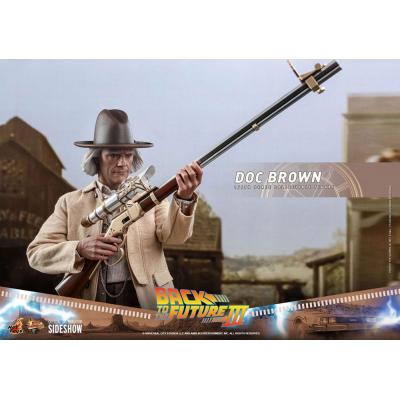 Regreso al futuro III Figura Movie Masterpiece 1/6 Doc Brown 32 cm