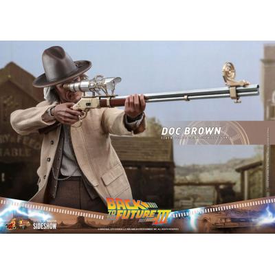 Regreso al futuro III Figura Movie Masterpiece 1/6 Doc Brown 32 cm