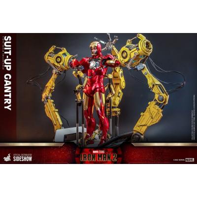 Iron Man 2 Set Accesorios Accessories Collection Series Iron Man Suit-Up Gantry