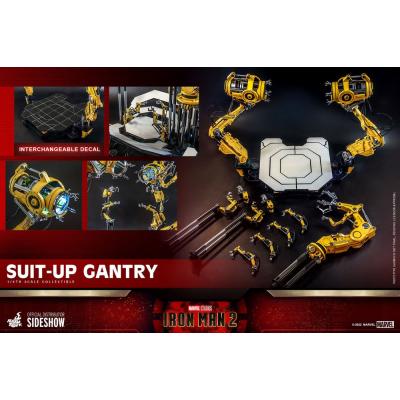 Iron Man 2 Set Accesorios Accessories Collection Series Iron Man Suit-Up Gantry