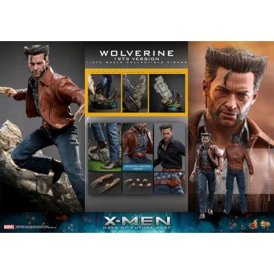 X-Men Días del futuro pasado Figura Movie Masterpiece 1/6 Wolverine (1973 Version) Deluxe Version 30 cm