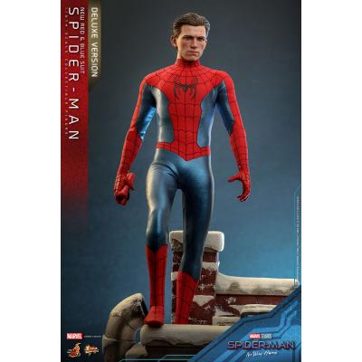 Spider-Man: No Way Home Figura Movie Masterpiece 1/6 Spider-Man (New Red and Blue Suit) (Deluxe Version) 28 cm