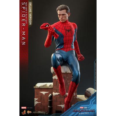 Spider-Man: No Way Home Figura Movie Masterpiece 1/6 Spider-Man (New Red and Blue Suit) (Deluxe Version) 28 cm