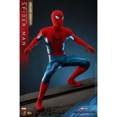 Spider-Man: No Way Home Figura Movie Masterpiece 1/6 Spider-Man (New Red and Blue Suit) (Deluxe Version) 28 cm