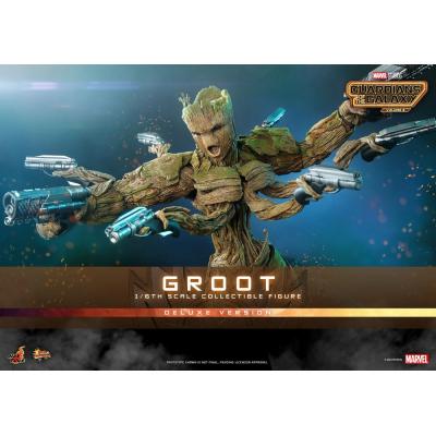 Guardianes de la Galaxia vol. 3 Figura Movie Masterpiece 1/6 Groot (Deluxe Version) 32 cm