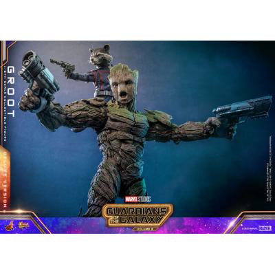 Guardianes de la Galaxia vol. 3 Figura Movie Masterpiece 1/6 Groot (Deluxe Version) 32 cm