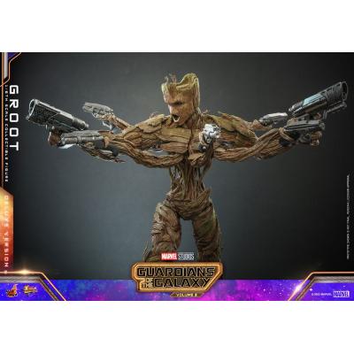 Guardianes de la Galaxia vol. 3 Figura Movie Masterpiece 1/6 Groot (Deluxe Version) 32 cm