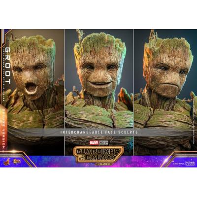 Guardianes de la Galaxia vol. 3 Figura Movie Masterpiece 1/6 Groot (Deluxe Version) 32 cm