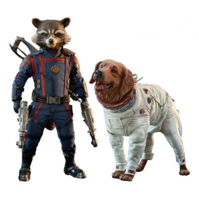 Guardianes de la Galaxia vol. 3 Figuras Movie Masterpiece 1/6 Rocket & Cosmo 16 cm