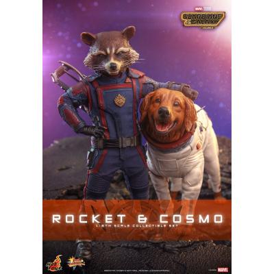 Guardianes de la Galaxia vol. 3 Figuras Movie Masterpiece 1/6 Rocket & Cosmo 16 cm