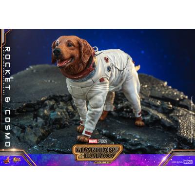 Guardianes de la Galaxia vol. 3 Figuras Movie Masterpiece 1/6 Rocket & Cosmo 16 cm