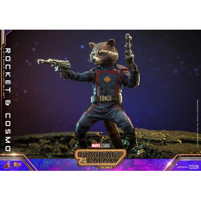 Guardianes de la Galaxia vol. 3 Figuras Movie Masterpiece 1/6 Rocket & Cosmo 16 cm