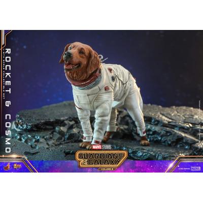 Guardianes de la Galaxia vol. 3 Figuras Movie Masterpiece 1/6 Rocket & Cosmo 16 cm