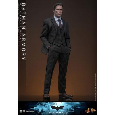 El caballero oscuro Figuras y Diorama Movie Masterpiece 1/6 Batman Armory with Bruce Wayne (2.0) 30 cm