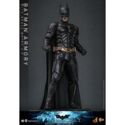 El caballero oscuro Figuras y Diorama Movie Masterpiece 1/6 Batman Armory with Bruce Wayne (2.0) 30 cm