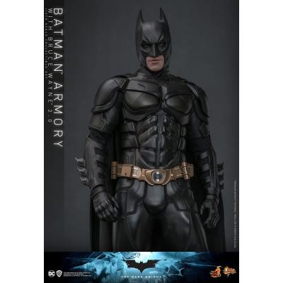 El caballero oscuro Figuras y Diorama Movie Masterpiece 1/6 Batman Armory with Bruce Wayne (2.0) 30 cm