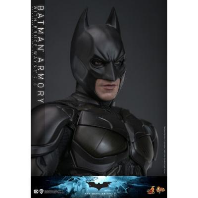 El caballero oscuro Figuras y Diorama Movie Masterpiece 1/6 Batman Armory with Bruce Wayne (2.0) 30 cm