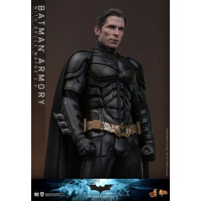 El caballero oscuro Figuras y Diorama Movie Masterpiece 1/6 Batman Armory with Bruce Wayne (2.0) 30 cm