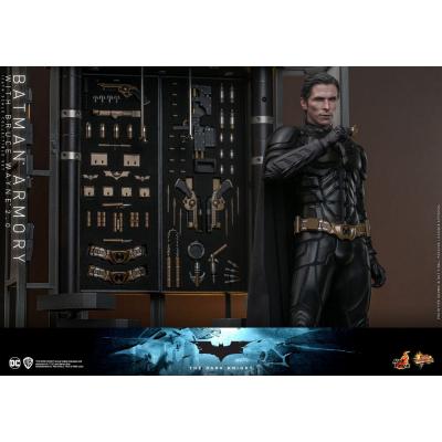El caballero oscuro Figuras y Diorama Movie Masterpiece 1/6 Batman Armory with Bruce Wayne (2.0) 30 cm