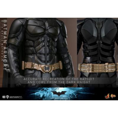El caballero oscuro Figuras y Diorama Movie Masterpiece 1/6 Batman Armory with Bruce Wayne (2.0) 30 cm