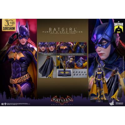 Batman Arkham Knight Figura Videogame Masterpiece 1/6 Batgirl (Purple and Gold Version) Exclusive 30 cm