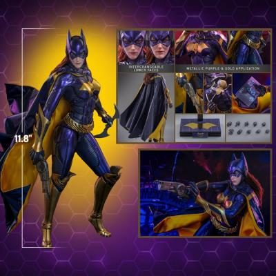 Batman Arkham Knight Figura Videogame Masterpiece 1/6 Batgirl (Purple and Gold Version) Exclusive 30 cm