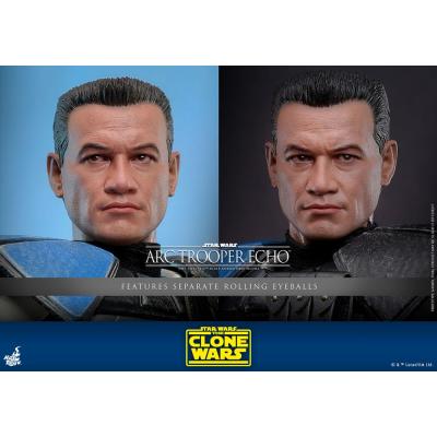 Star Wars:: The Clone Wars Figura 1/6 Arc Trooper Echo 30 cm