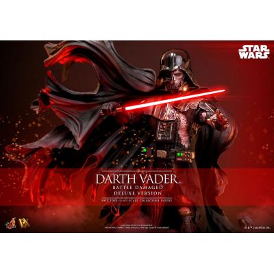 Star Wars Figura 1/6 Darth Vader (Battle Damaged) Deluxe Version 35 cm