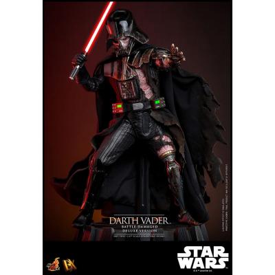 Star Wars Figura 1/6 Darth Vader (Battle Damaged) Deluxe Version 35 cm