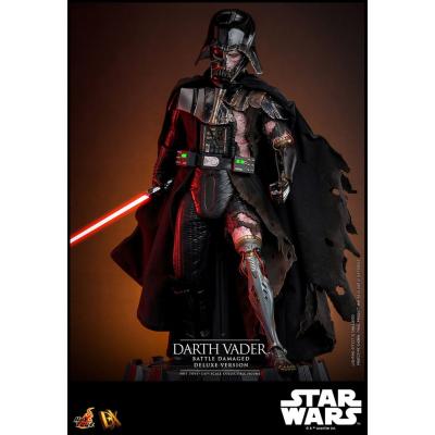 Star Wars Figura 1/6 Darth Vader (Battle Damaged) Deluxe Version 35 cm