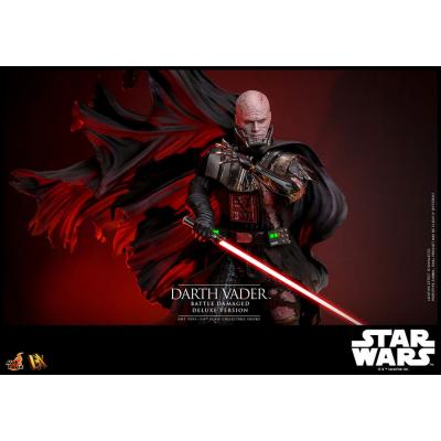 Star Wars Figura 1/6 Darth Vader (Battle Damaged) Deluxe Version 35 cm