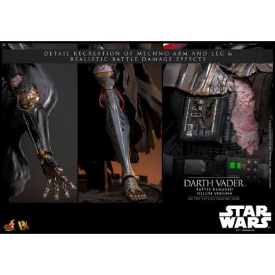 Star Wars Figura 1/6 Darth Vader (Battle Damaged) Deluxe Version 35 cm
