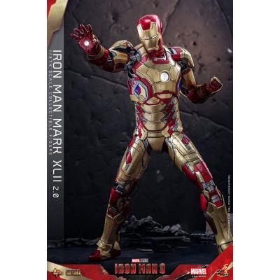 Iron Man 3 Figura Movie Masterpiece Diecast 1/6 Iron Man Mark XLII (2.0) 32 cm
